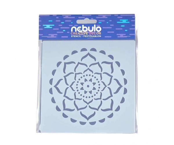 Nebulo: Mandala műanyag sablon lap