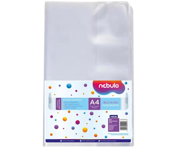 Nebulo: Bújtatós füzetborító A/4-es méretben 10db-os