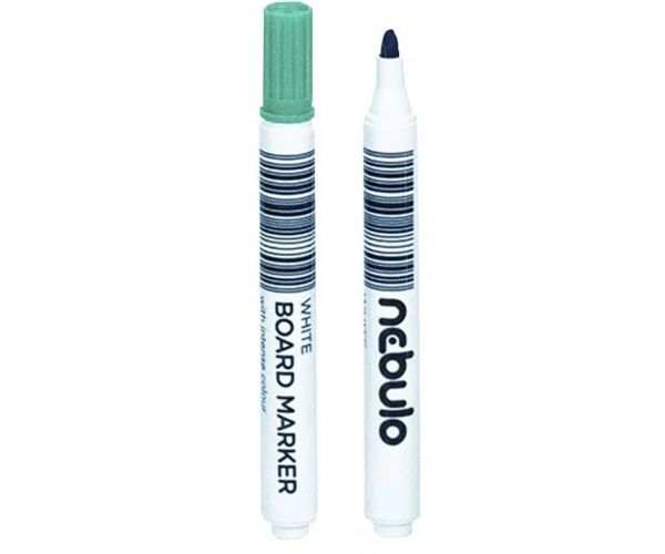 Nebulo: WhiteBoard marker kúpos hegyű táblafilc zöld színben