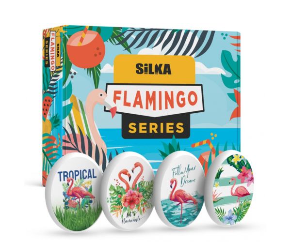 Nebulo: Silka radír - flamingó mintás 1db