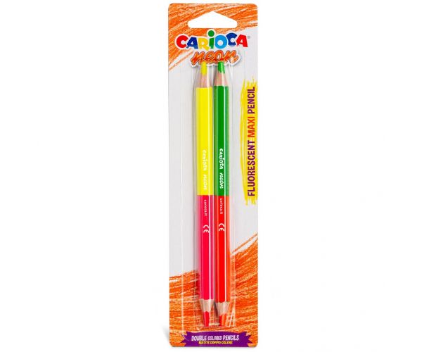 Neon kétvégű 2db-os maxi színesceruza szett - Carioca