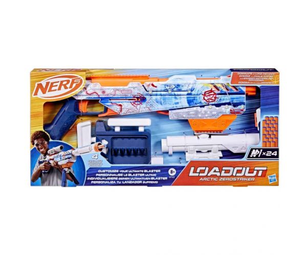 Nerf: Loadout Arctic Zerostriker szivacslövő fegyver – Hasbro