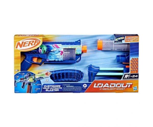 Nerf: Loadout Cyberlight Ghost szivacslövő fegyver – Hasbro