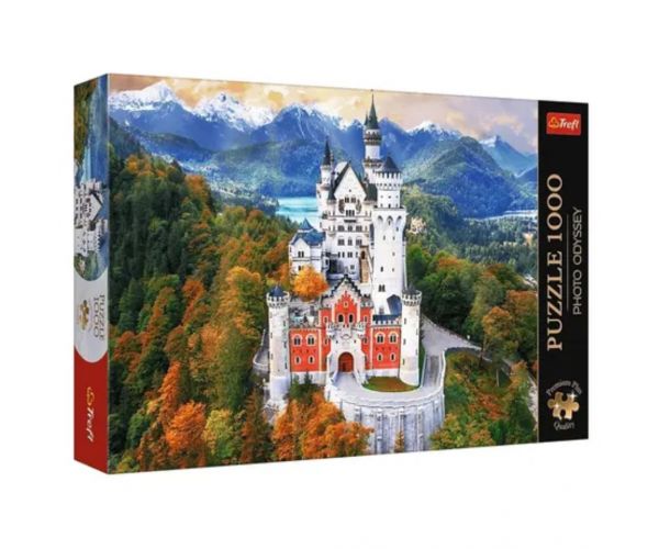 Neuschwanstein Photo Odyssey 1000db-os prémium puzzle - Trefl