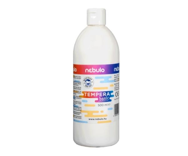 Nebulo: Fehér folyékony 500ml-es tempera palackban