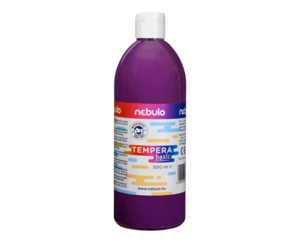 Nebulo: Lila folyékony 500ml-es tempera palackban