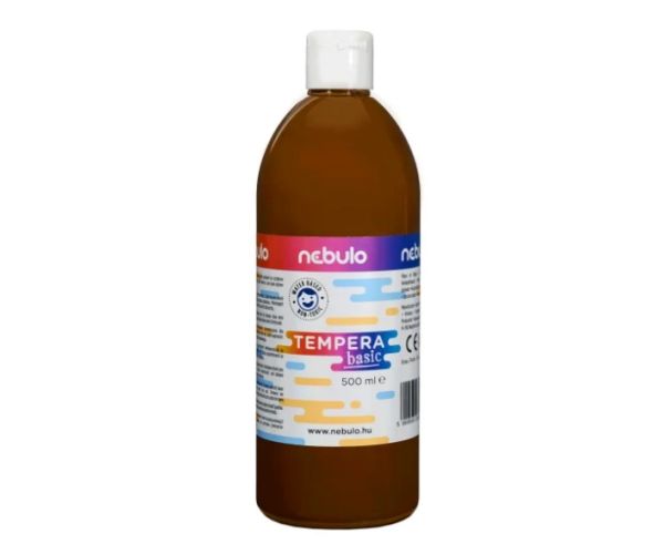 Nebulo: Barna folyékony 500ml-es tempera palackban