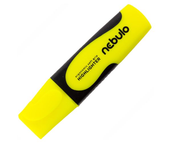 Nebulo: Neon citromsárga szövegkiemelő 1db