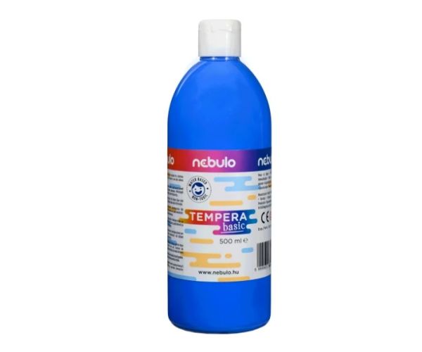 Nebulo: Világoskék folyékony 500ml-es tempera palackban