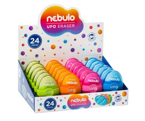 Nebulo: UFO radír több változatban 1db