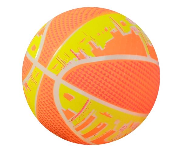 Neon kosárlabda mintás gumilabda 22cm-es több változatban