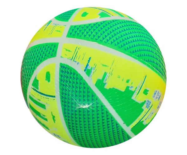 Neon kosárlabda mintás gumilabda 22cm-es több változatban