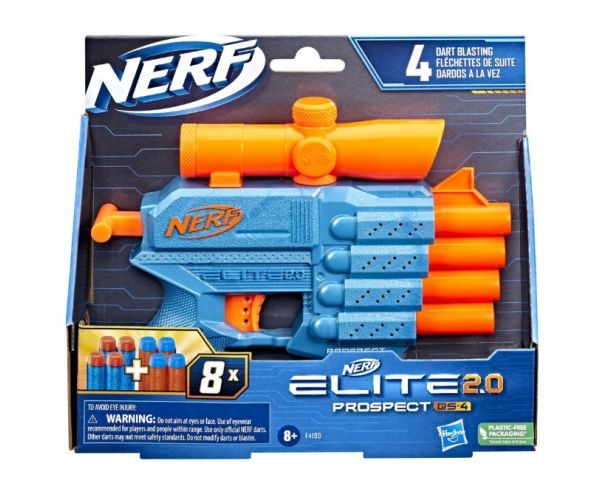 Nerf Elite 2.0 Prospect QS-4 szivacslövő fegyver - Hasbro