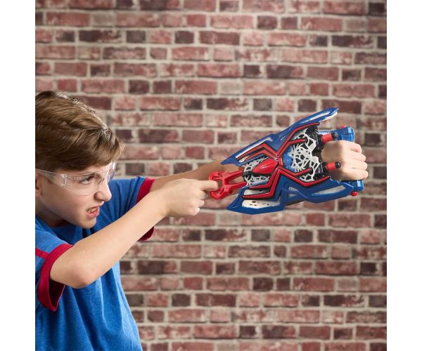 Nerf: Pókember Vadonatúj nap Web Strike Blaster szivacslövő fegyver – Hasbro