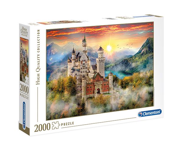 Neuschwanstein kastély HQC 2000db-os puzzle - Clementoni