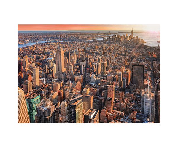 New York City naplemente HQC puzzle 1000db-os - Clementoni