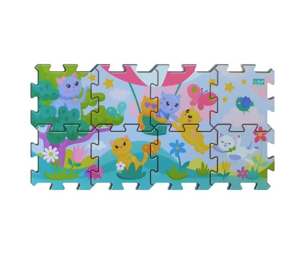 Csintalan cicák szivacs puzzle - Trefl