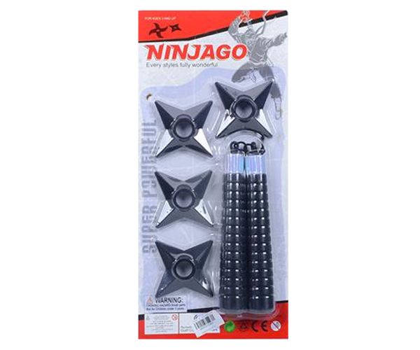 Ninja fegyverek fekete színben