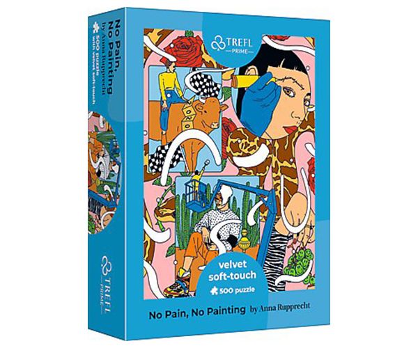 No pain, No painting bársony puha tapintású 500db-os puzzle - Trefl
