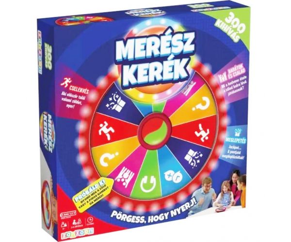 Merészkerék interaktív családi társasjáték