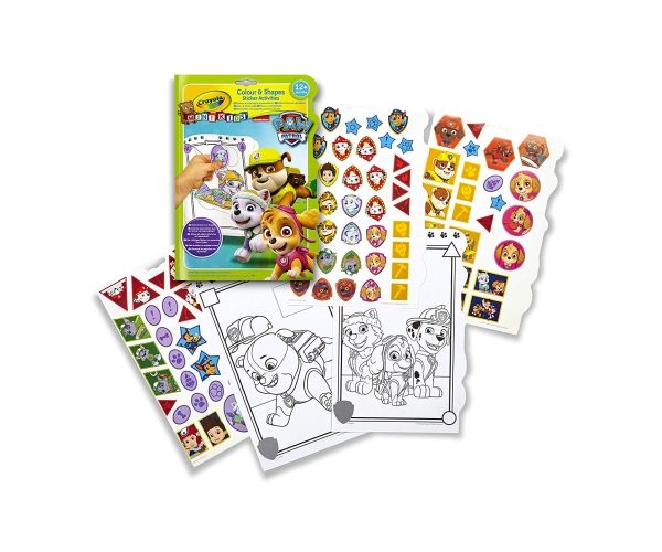 Mancs őrjárat színező és foglalkoztató füzet - Crayola