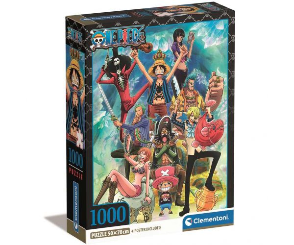 One Piece 1000db-os compact puzzle 50x70cm - Clementoni