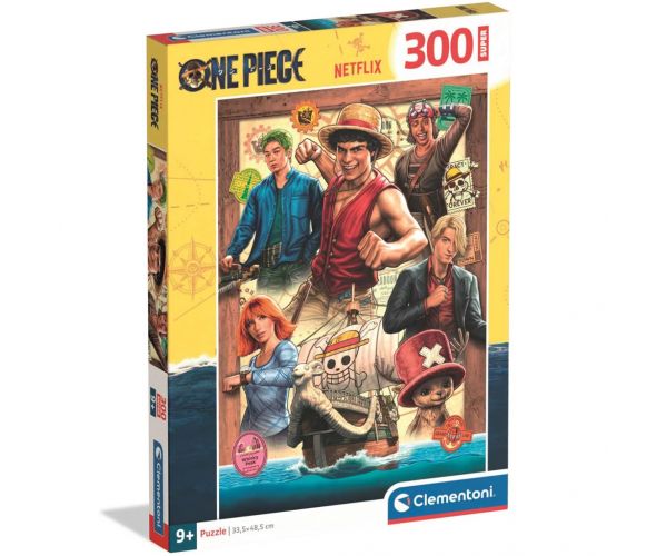 One Piece a csapat 300db-os puzzle - Clementoni