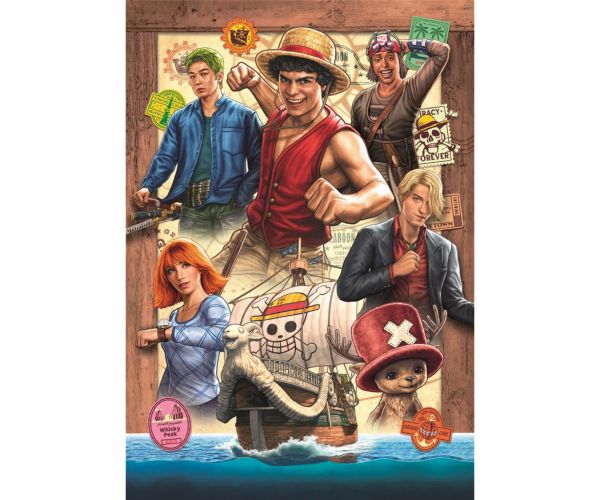 One Piece a csapat 300db-os puzzle - Clementoni