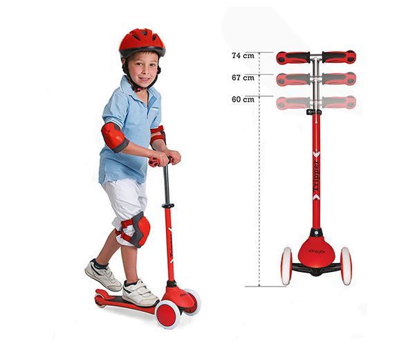 On and Go piros háromkerekű roller - Mondo Toys