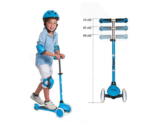 On and Go kék háromkerekű roller  - Mondo Toys