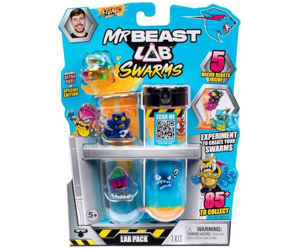 Mr. Beast: Lab Swarms Szörnylabor kémcsővel 5 db-os szett 2. széria