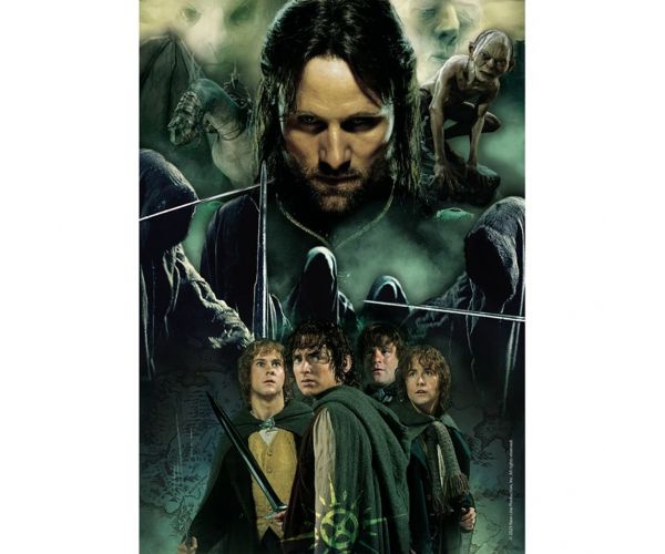 A Gyűrűk Ura: Aragorn útja 1000db-os puzzle - Clementoni