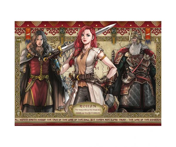 A Gyűrűk Ura: Rohirrim tábor 1000db-os puzzle – Trefl