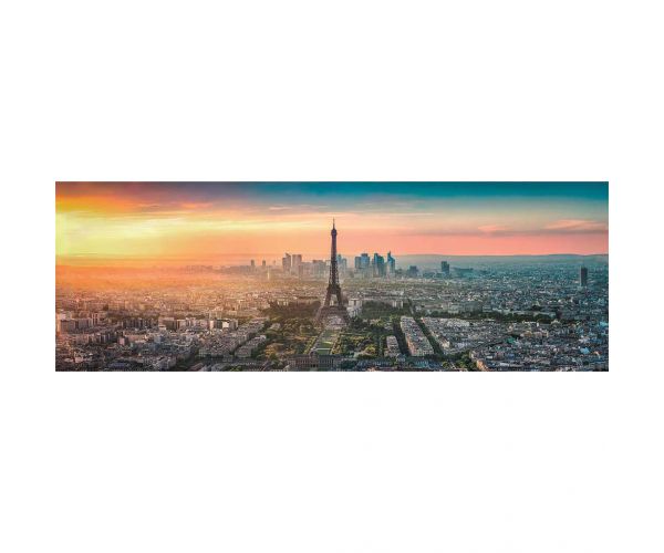 Párizs, Franciaország 1000db-os panoráma puzzle 98x33cm - Clementoni