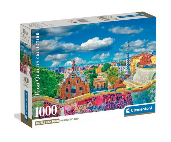 Park Güell Barcelona HQC 1000db-os puzzle - Clementoni