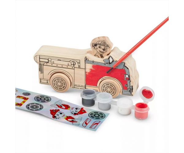 Mancs Őrjárat Fa Jármű Festő Készlet – Melissa & Doug