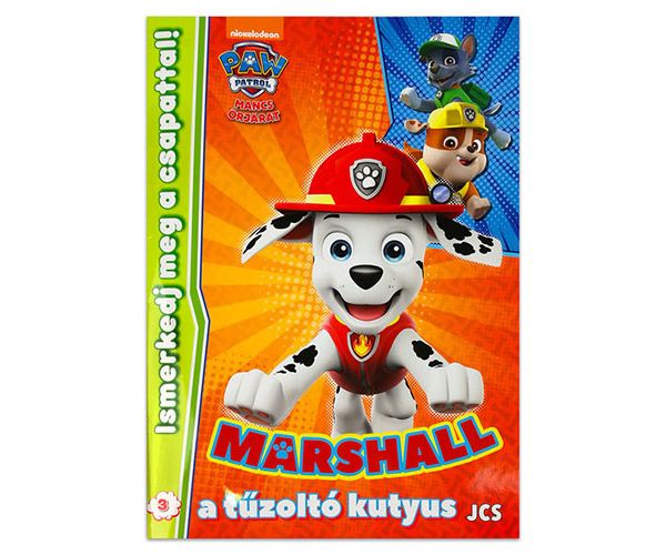 Mancs őrjárat: Ismerkedj meg a csapattal! 3. - Marshall, a tűzoltó kutyus foglalkoztató
