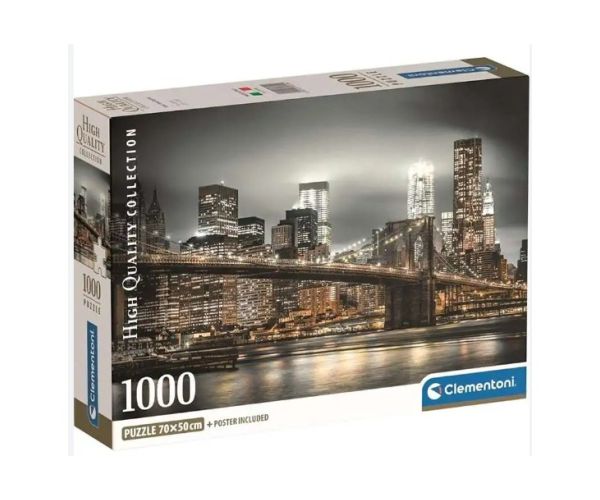 New York látkép HQC 1000db-os puzzle poszterrel - Clementoni