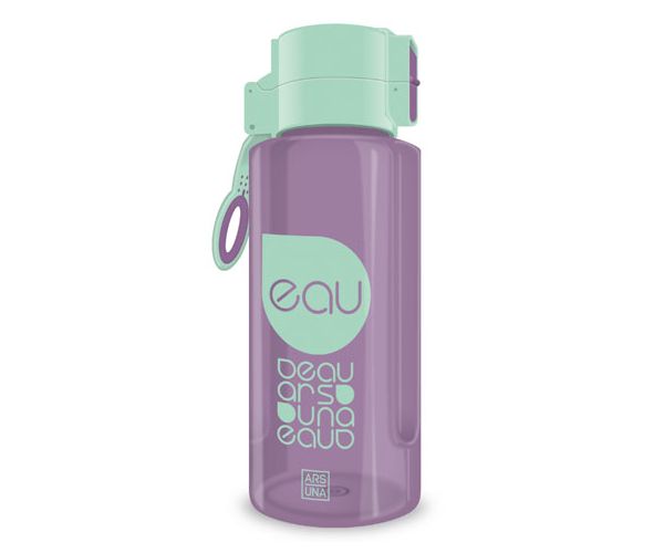 Pasztell zöld-lila kulacs 650ml