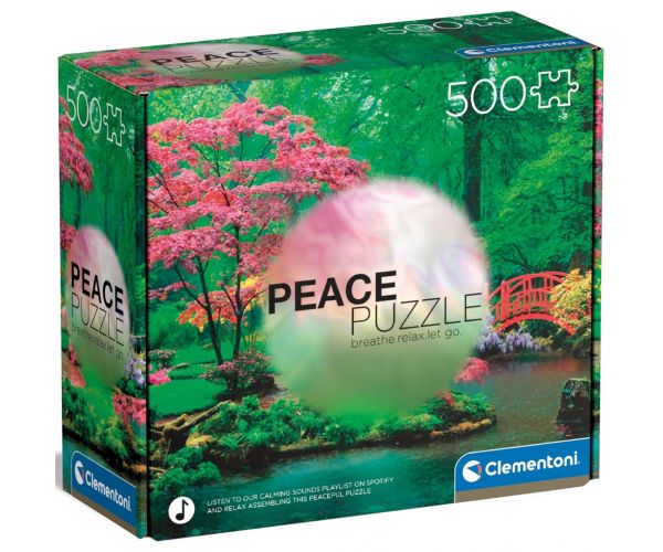 Peace puzzle: Nyugtató esőcseppek 500db-os puzzle - Clementoni