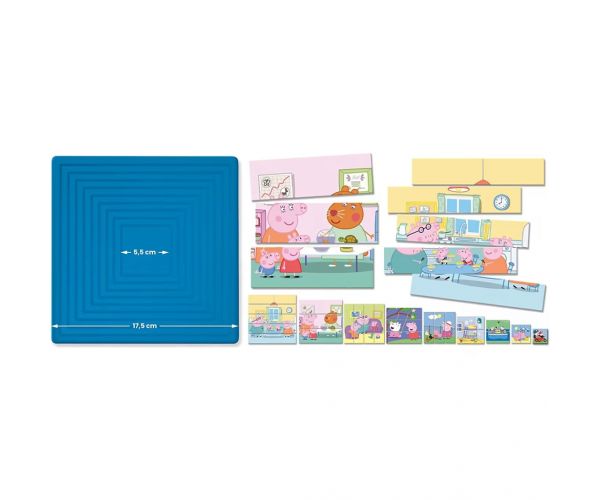 Peppa malac 8 az 1-ben 25db-os progresszív puzzle - Lisciani
