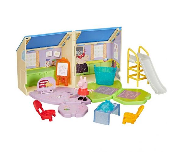 Peppa Malac: Peppa kinyitható ovis csoportja játékszett - Hasbro
