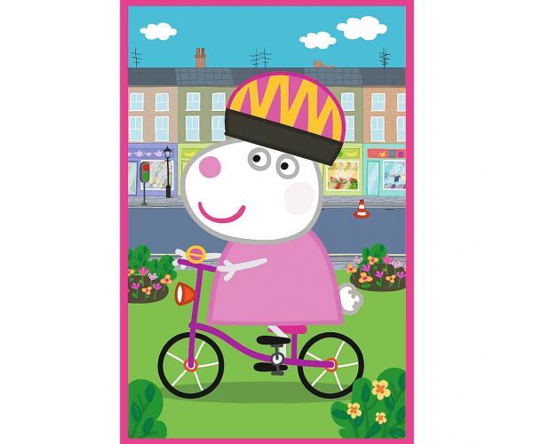 Peppa malac a barátság ereje 3x50db-os puzzle - Trefl