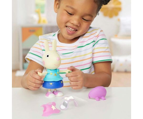 Peppa Malac: Kiöltözött Rebecca figuraszett kiegészítőkkel - Hasbro