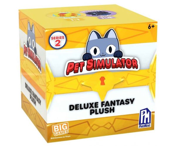 Pet Simulator: Meglepetés karakter plüssfigura 20cm - többféle változatban 1db