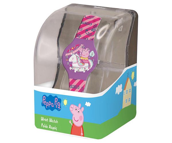 Peppa malac analóg karóra műanyag díszdobozban