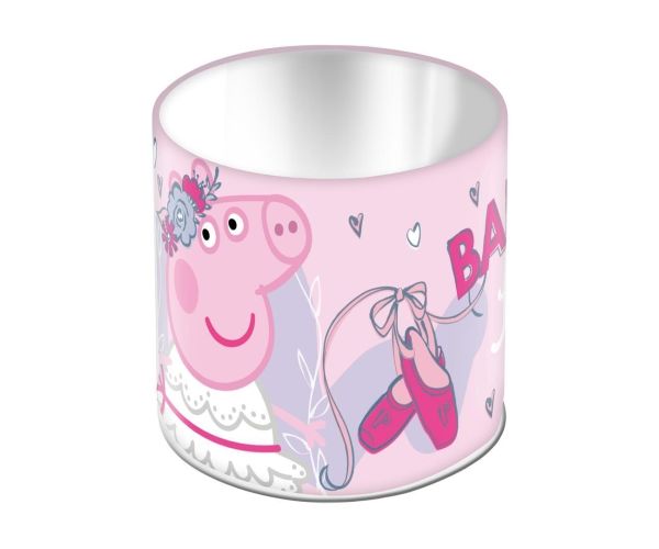 Peppa malac fém ceruzatartó 11x10cm