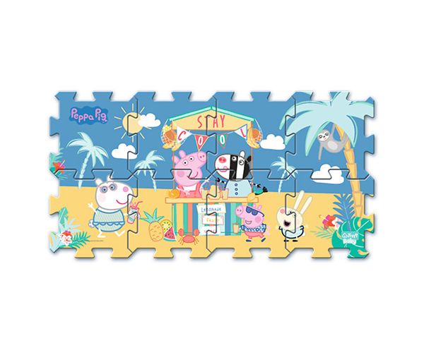 Peppa malac nyaral szivacs puzzle - Trefl