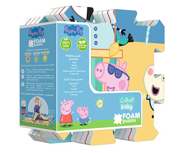 Peppa malac nyaral szivacs puzzle - Trefl