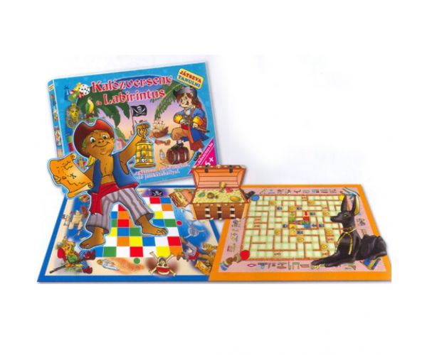 Kalózverseny és Labirintus készségfejlesztő társasjáték - D-Toys